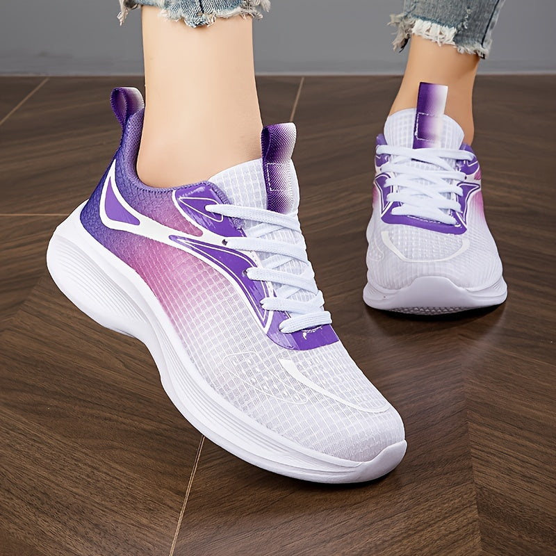 Women's Gradient Running Shoes Soft & Comfortable Breathable Sneakers