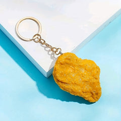 Chicken Nugget Keychain Stylish Food Accessory for Women