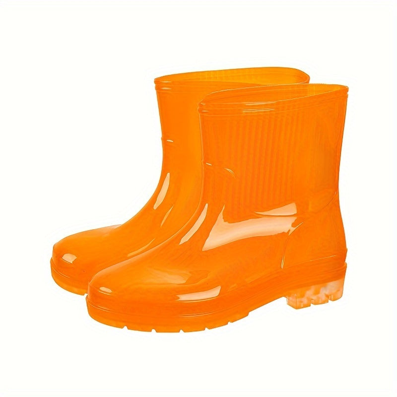 Men's Waterproof Rain Boots Non Slip Durable Work Shoes