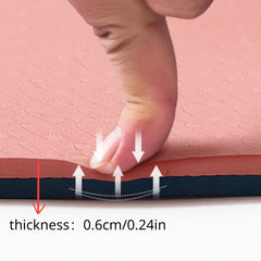 TPE Solid Non-slip Yoga Mat Kneeling Pad for Knee Elbow Protection