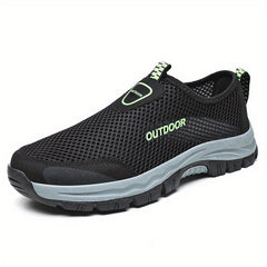 Men's Slip on Sneakers Outdoor Walking Shoes Comfortable Breathable