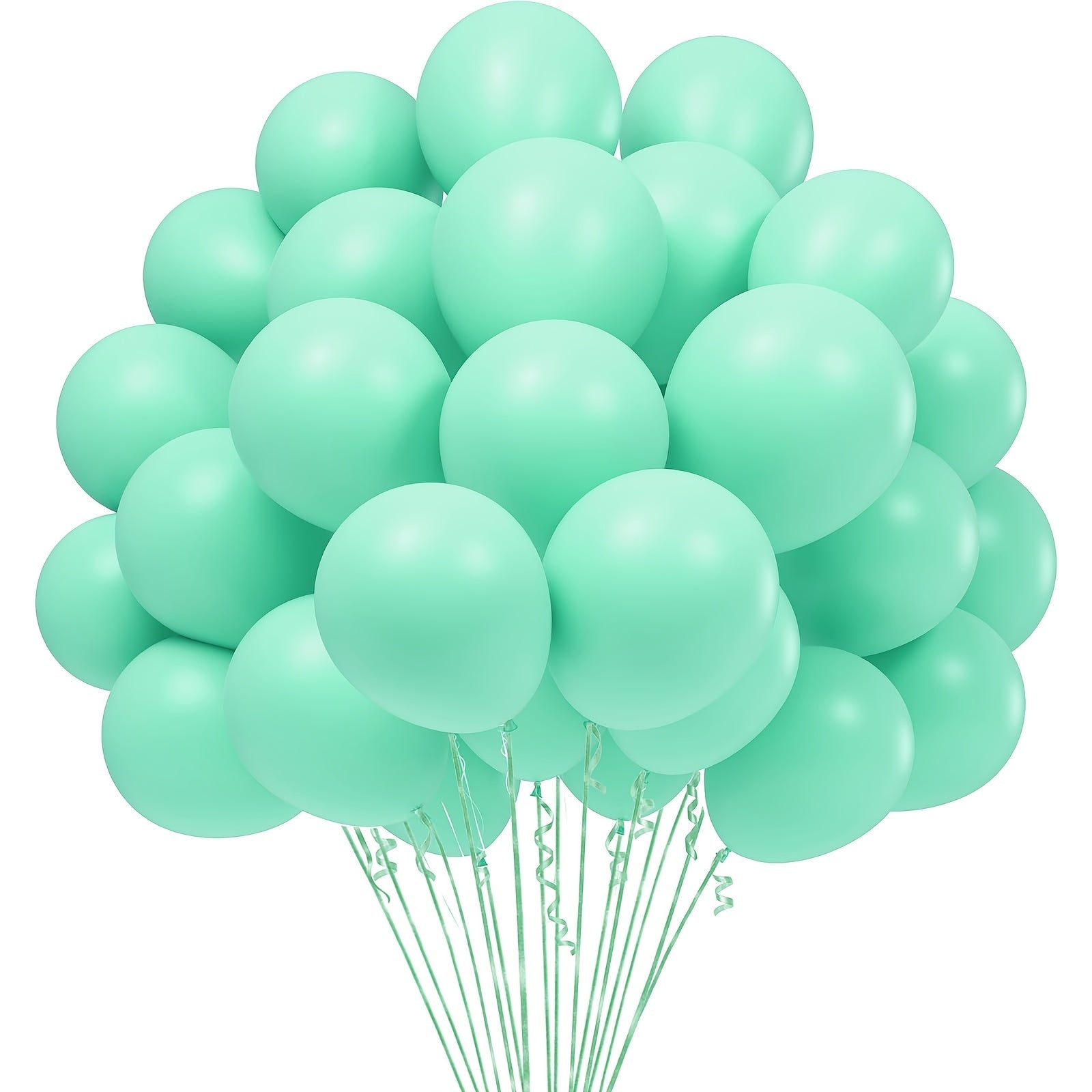 60pcs Macaron Mint Green Balloons for Party Decorations