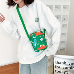 Girls Dinosaur Shoulder Bag Crossbody Bag For Travelling