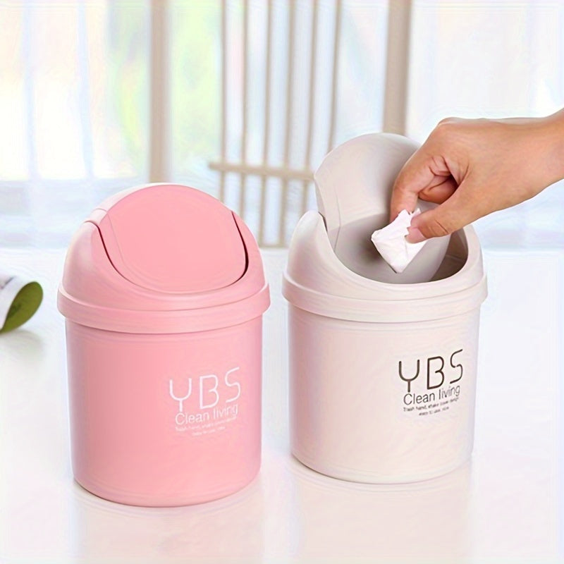 Mini Waste Bin Small Trash Can Desktop Desk Storage