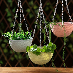 Plastic Hanging Succulent Plant Flower Pot Large Diameter Orchid Money Grass Lan