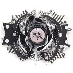 The Nightmare Before Christmas Bow Movie Hairpin Halloween Christmas Gift
