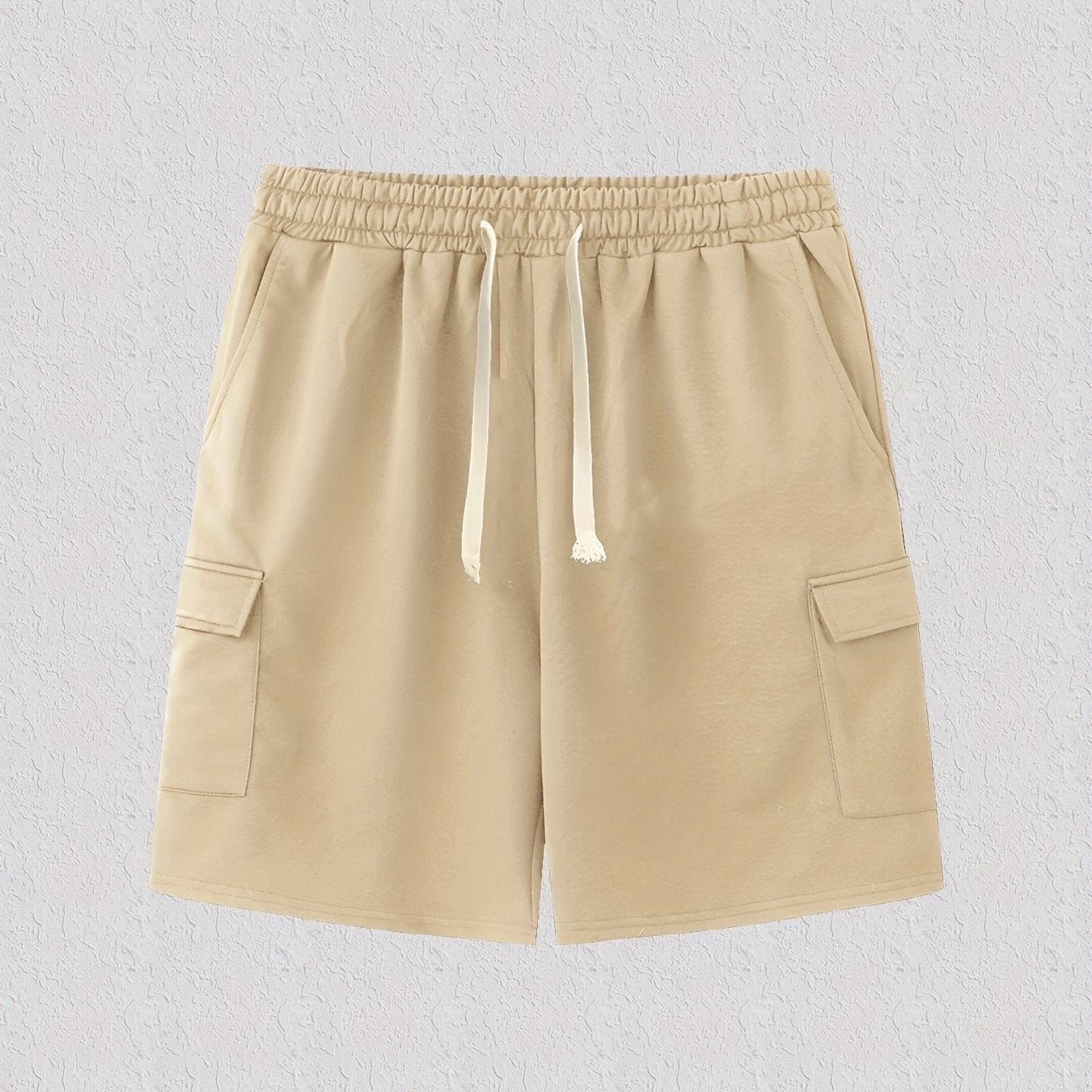 Men's Drawstring Waist Cargo Shorts for Summer Outdoor