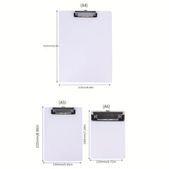 Transparent Minimalist Clipboard Writing Pad Office Folder