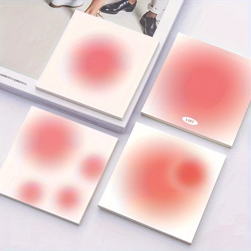 Blush Smudge Gradient Sticky Note Hand Account Small Book