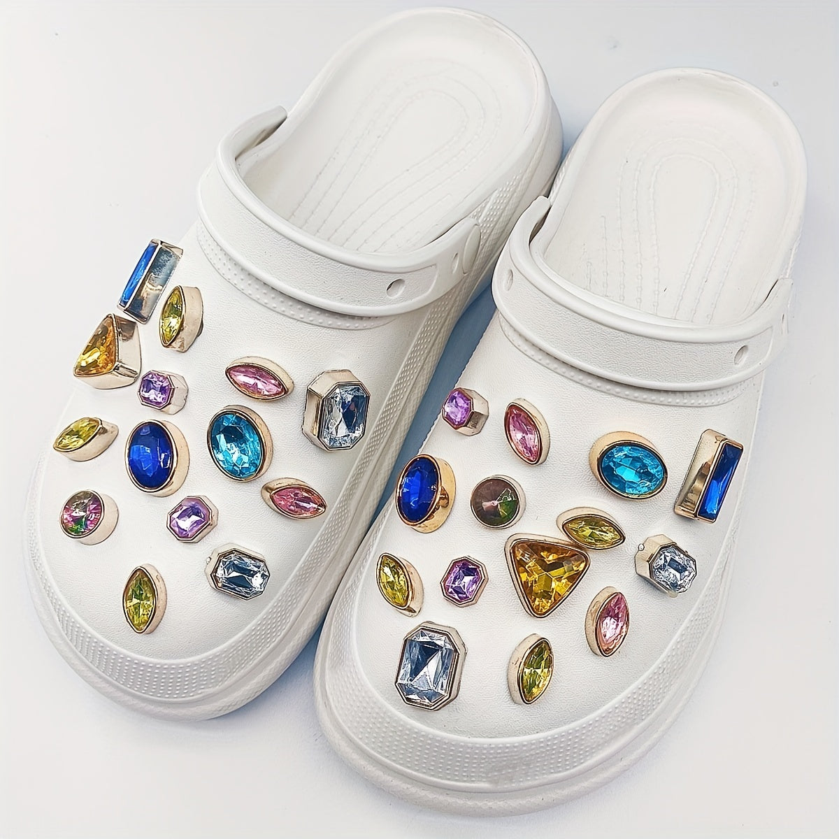 Colorful Rhinestone Shoe Decoration Set