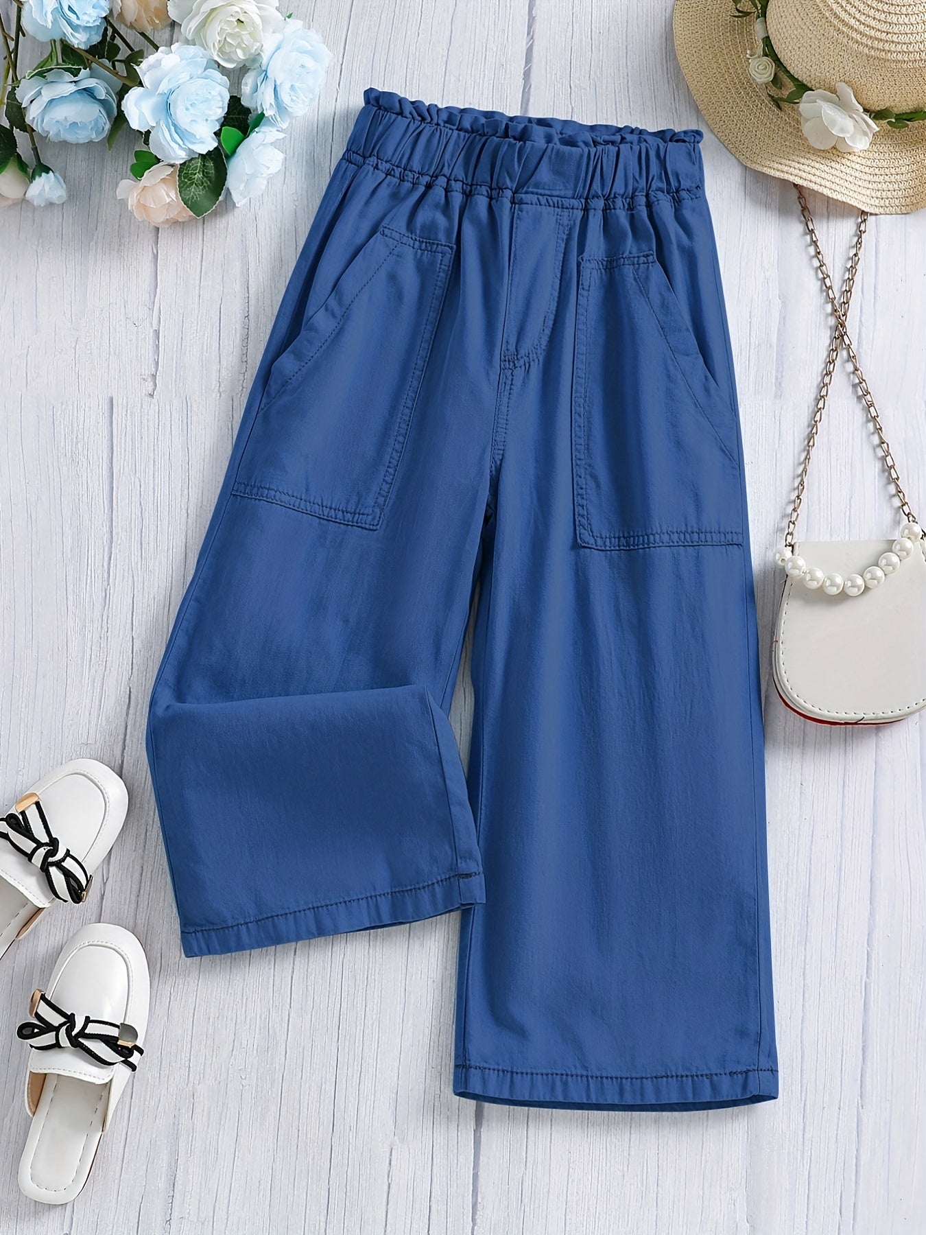 Girls Casual Wide Leg Pants Spring Summer Clothes