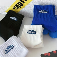 5 Pairs Men's Breathable Low Cut Socks for Cycling Running