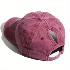 High Ponytail Sun Protection Hat Topless Baseball Cap
