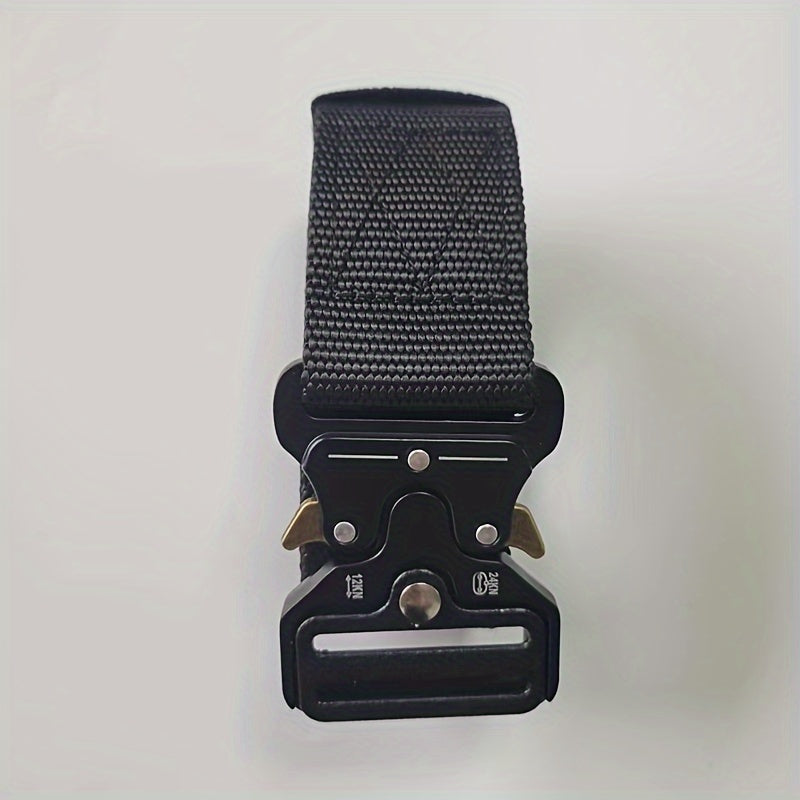 Men's Combat Survival Metal Belt with Quick Release Buckle