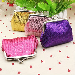 Sequin Coin Purse Key Bag Birthday Gift Clutch Bag Sequin Card Wallet