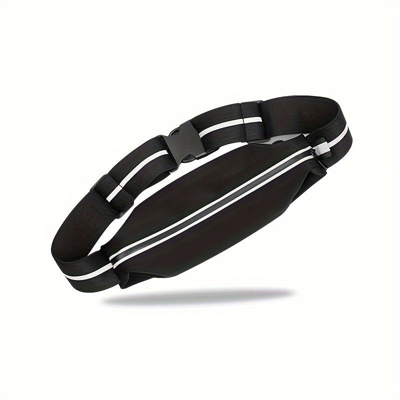 Sports Waist Bag Outdoor Running Elastic Waterproof Reflective Phone Storage