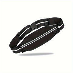 Sports Waist Bag Outdoor Running Elastic Waterproof Reflective Phone Storage