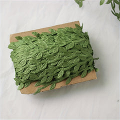 Artificial Vine Leaf Ribbon Decorative Wild Jungle Plants Green for Baby Shower