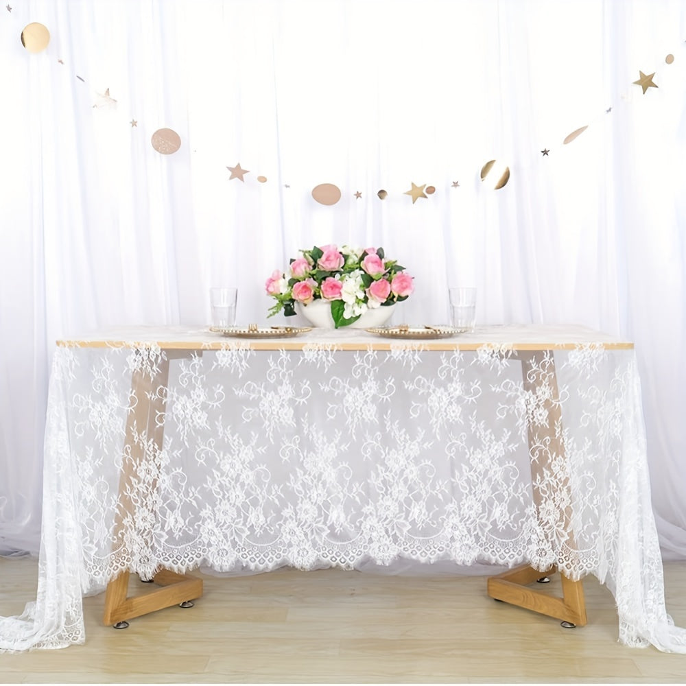 Rectangle Lace Tablecloth 152x304 Lace Tablecloth Vintage Tea Party Table Cloths