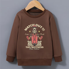 Halloween Kid's Sweatshirt Long Sleeve Top Crew Neck Pullover