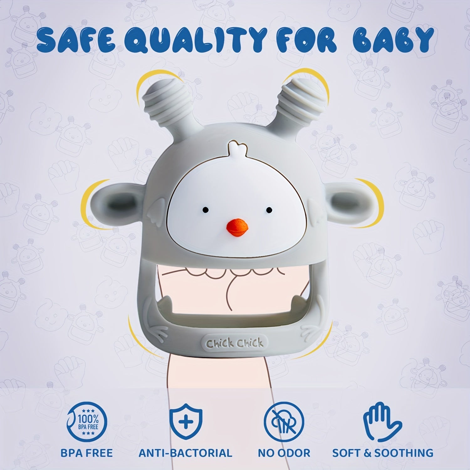 BPA-Free Teething Toys for Soothing Sensitive Teeth