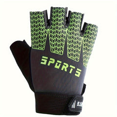 Kids Half Finger Cycling Gloves Breathable Non-slip