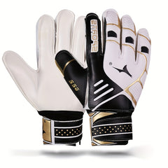 Kids Soccer Goalkeeper Gloves Non Slip Latex Finger Protection