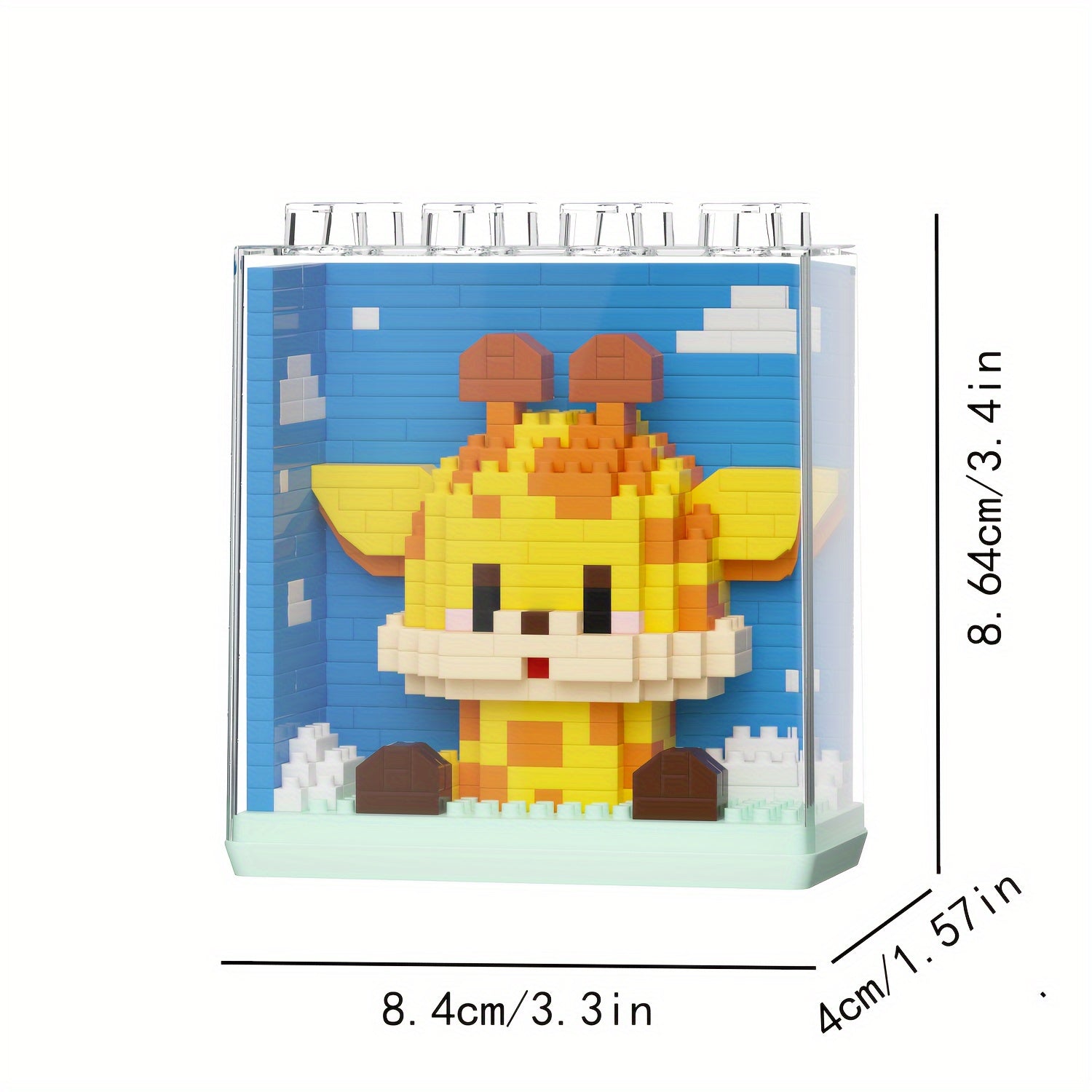 Zoo Building Blocks Box Series Holiday Gift Desktop Ornament