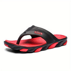 Men's Slip On Flip Flops with Arch Support Lightweight Non-slip Beach Sandals