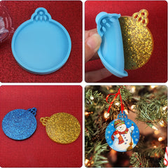 Christmas Resin Silicone Molds Set - DIY Crafts Jewelry Keychain Making