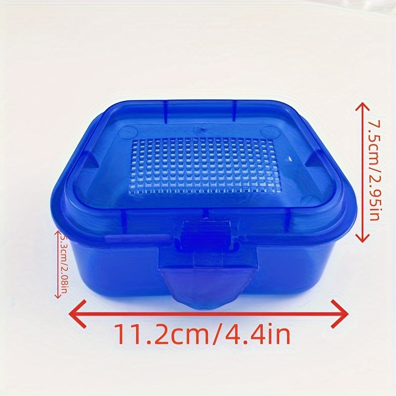 Portable Bait Box with Air Holes - Keeps Bait Fresh