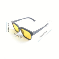 Men's Vintage Aviator Sunglasses with Case and Cloth
