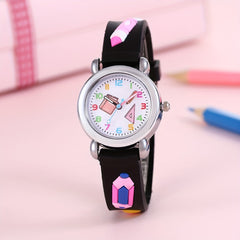 Creative Cartoon Pencil Silicone Watch Gift For Boys And Girls