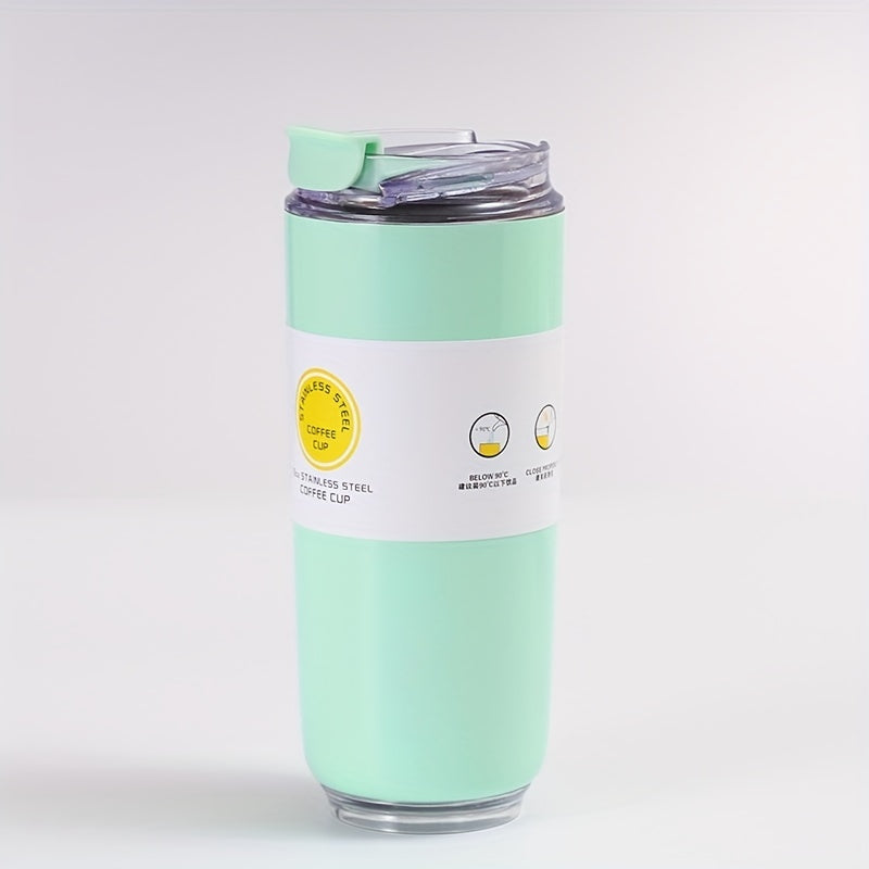 500ml Stainless Steel Student Cup Lightweight Insulated Coffee Cup Gift