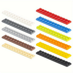 10pcs Small Particle 2445 2x12 Flat Plate Building Blocks DIY Parts