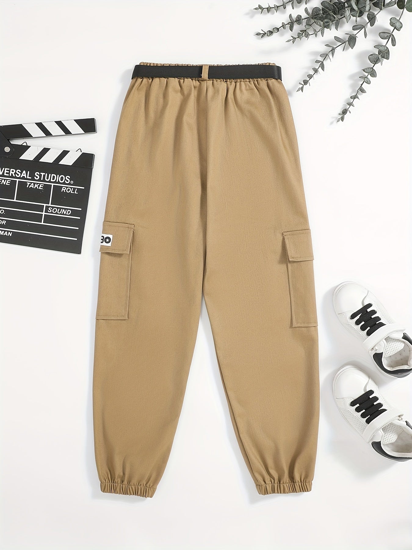 Kids Regular Cargo Pants For Spring & Summer & Autumn