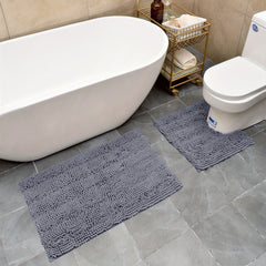 Chenille Plush Non-slip Bathroom Floor Mat