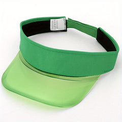 Candy PVC Visor Hat Sunscreen Golf Baseball Cap Summer Sun Hats
