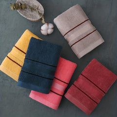 5pcs Cotton Face Towel Soft Hand Towel High Absorbency Bath Adult Towel