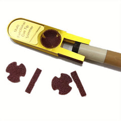 U-shaped Multifunctional Pool Cue Tip Trimmer Billiard Cue Tip Aluminum Cleaner