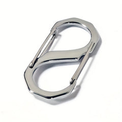 1pc S Hook Aluminum Carabiner Keychain Quick Release Auto Locking