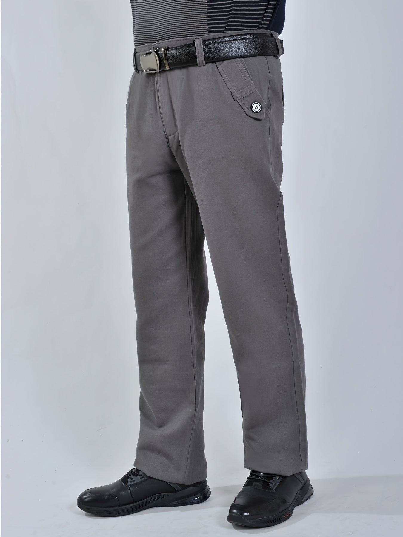 Men's Business Cotton Straight Pants