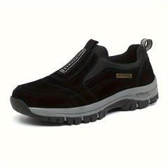Thick Sole Slip On Hiking Shoes Lightweight Trekking Sneakers