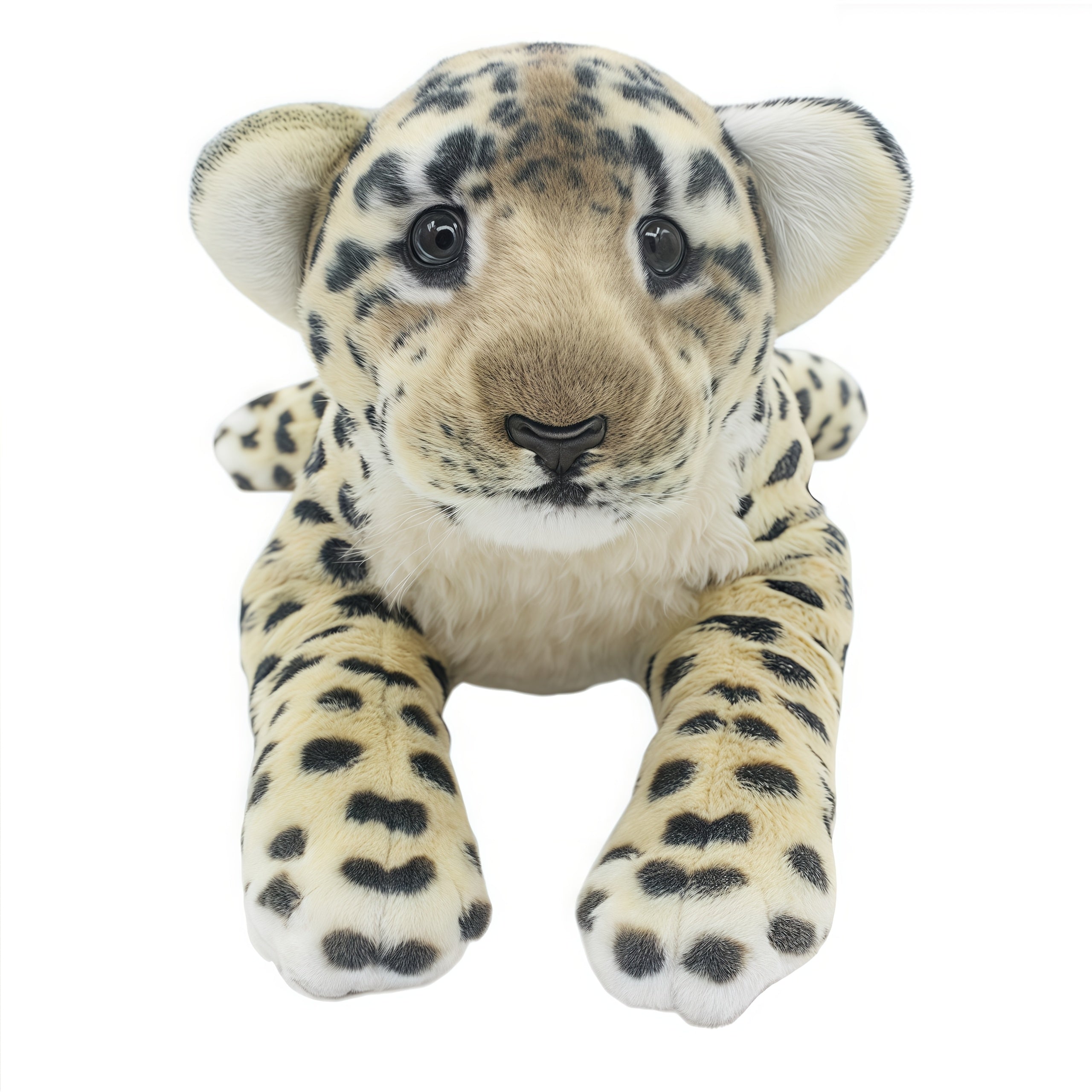 Large Lion Stuffed Animal Wildlife Model Tiger Leopard Doll Birthday