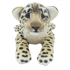 Large Lion Stuffed Animal Wildlife Model Tiger Leopard Doll Birthday