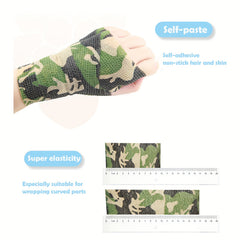 Self Adhesive Camouflage Bandage Tape for Equipment, Joints, Muscles, Pets