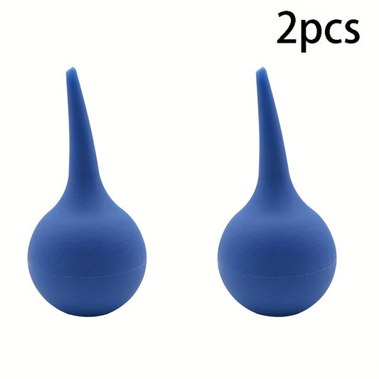 2pcs Lab Ear Washing Suction Balls 90ml Handheld Light Bulb Syringe