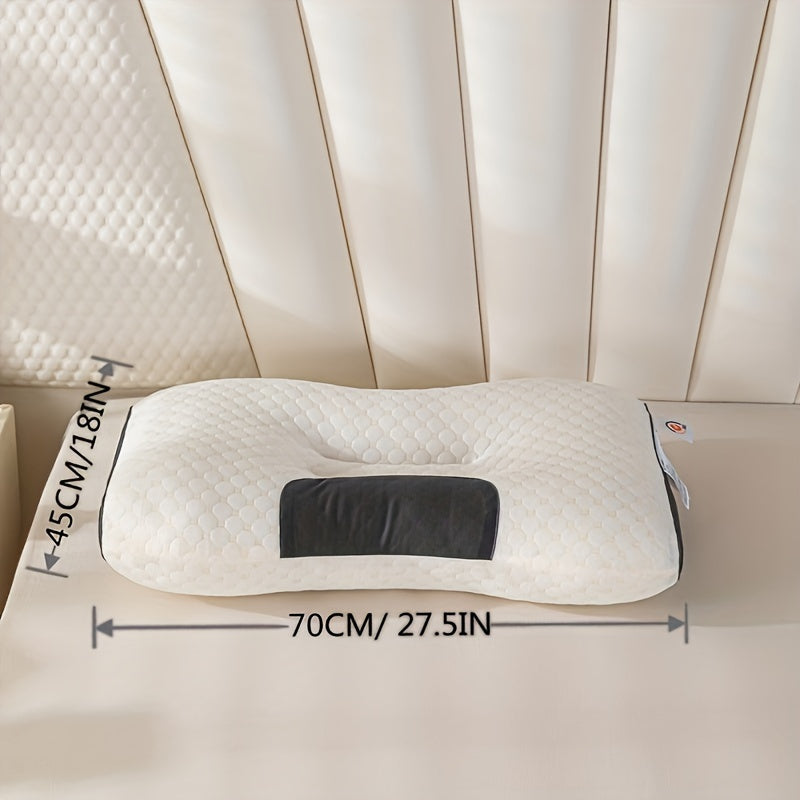 Knitted Cotton Thin Pillow Cervical Neck Protection Massage Pillow Core