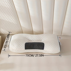 Knitted Cotton Thin Pillow Cervical Neck Protection Massage Pillow Core