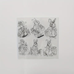 Rabbit Duck Clear Stamp for DIY Decoration